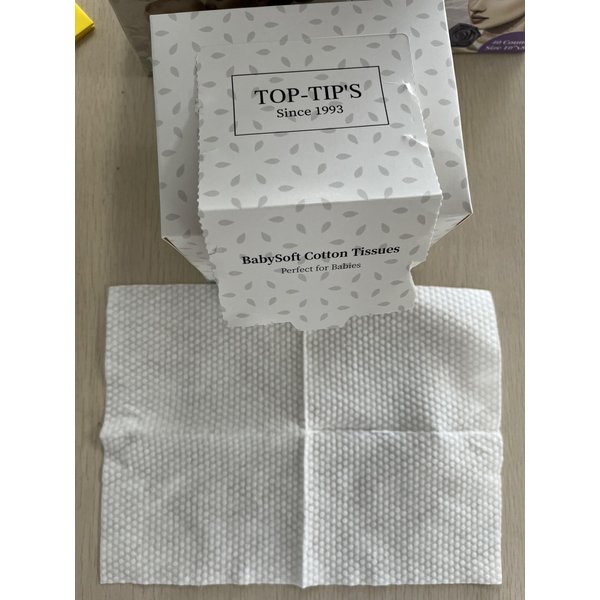 TOP-TIP'S Face Towels,Disposable Face Towels,100% Cotton Biodegradable Clean Facial Towels,Dry-Wipes Towel for Baby & Adults,Skincare,Makeup Remover,Face Wash Cloth,40 Count (Plant Fiber, Pack of 4)