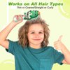 mini hair brush for kids, small toddler Hair Brush, travel hair brush for Boys and Girls Baby ，Detangler Brush for Wet or Dry Hair Thick or Curly Natural Straight Hair(green)
