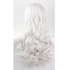 32 Inch Long Curly Wavy Silver Wigs for Women Party Long Wigs for Girls Cosplay Party Daily Use (Silver)