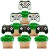 Video Game Controllers Cupcake Toppers 48 Pcs Gaming Themed and Food Decorations for Kids Gamepad Birthday Party Supplies Favors