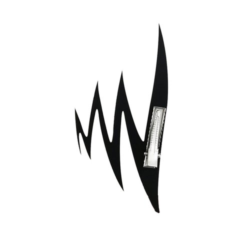 Denki Kaminari Hair Clip Anime Cosplay Hairpin Prop 2pcs Black