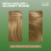 Clairol Natural Instincts Demi-Permanent Hair Dye, 8A Medium Cool Blonde Hair Color, Pack of 1