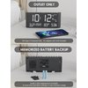 Digital Clocks for Bedrooms, Wooden Alarm Clock with Temperature and Humidity,Dual Alarm,Weekday/Weekend Mode,Snooze,USB Charger,Adjustable Brightness & Volume,Electric Clocks for Living Room Office