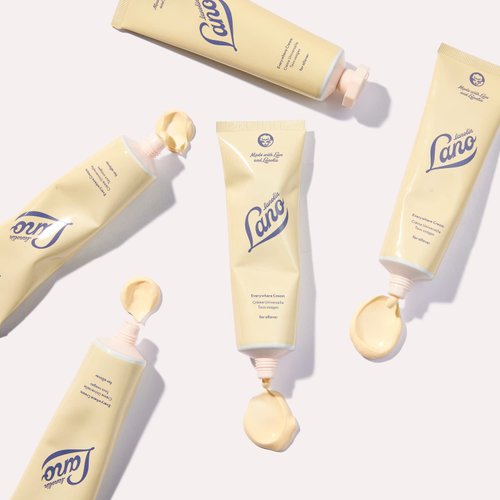 Lanolips Allover Everywhere Multi-Cream - Ultra Hydrating Body Lotion & Face Moisturizer for Dry, Cracked Skin - Safe Body & Face Care for Children & Babies - Dermatologist Tested (85ml / 2.9oz)