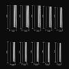 No C Curve XXL Square Nail Tips-Clear Acrylic Nails Square Shape Nail Tips SITELENABY 500 pcs Flattened Half Cover False Nails for Nail Salons and DIY French ABS Nail Tips (xxl Long Sqare No c curve)