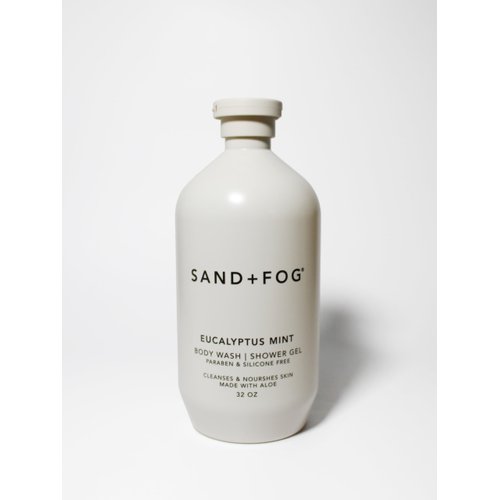 Sand + Fog Eucalyptus Mint - Scented Body Wash - Moisturizing Body Wash Shower Gel - Silicone Free - Paraben Free - Made with Aloe - 32 oz