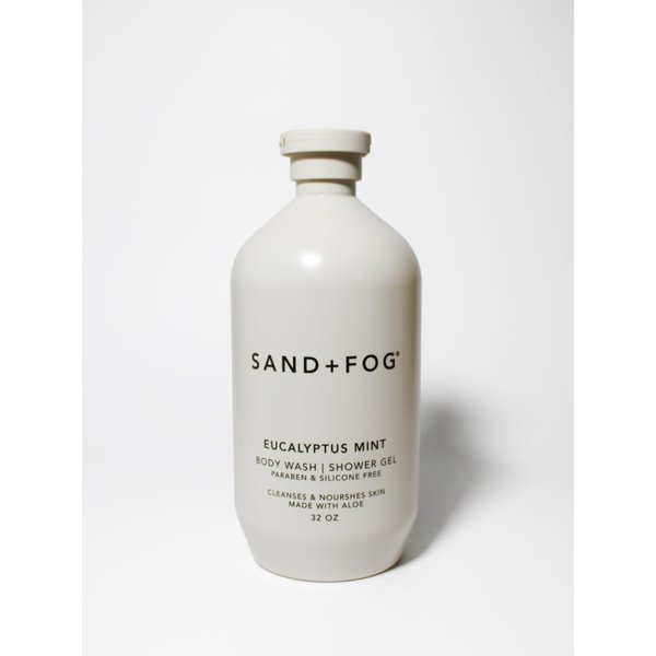 Sand + Fog Eucalyptus Mint - Scented Body Wash - Moisturizing Body Wash Shower Gel - Silicone Free - Paraben Free - Made with Aloe - 32 oz