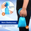 Emesis Bags, YGDZ 30 Pack Disposable Vomit Bags Blue Barf Bags, Trash Bags Garbage Bags for Aircraft Car, Throw Up Nausea Bags for Travel Motion