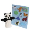 Constructive Playthings "Panda Bear, Panda Bear What Do You See?" 12 pc. Puppet & Props Set for Ages 2 Years and Up