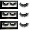 Real Mink Lashes Mikiwi Eyelashes, 5D Mink Eyelashes, Super Fluffy Long Dramatic Eyelashes, Thick HandMade Full Strip Lashes, Cruelty-Free Lash 18-20MM 3D Mink Lashes