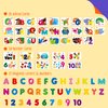 Alphabet & Numbers Cards Set, 37 Magnetic Letters and Numbers ABC Fridge Magnets Pattern Board Matching Puzzle Game Preschool Montessori Educational Learning Toys Set for Toddlers