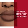 Rimmel London Stay Matte Liquid Lip Color with Full Coverage Kiss-Proof Waterproof Matte Lipstick Formula that Lasts 12 Hours - 708 Mwah, .21oz