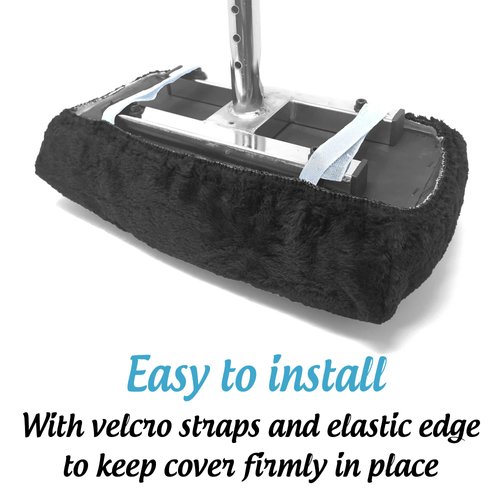 Top Glides DELUXE Universal Knee Walker Pad Cover (Black)