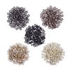 2500pcs/lot Hair Extensions Micro Rings Silicone Lined Micro Beads Hair Feather Extension Rings 5.0X3.0X3.0mm Hair Beads