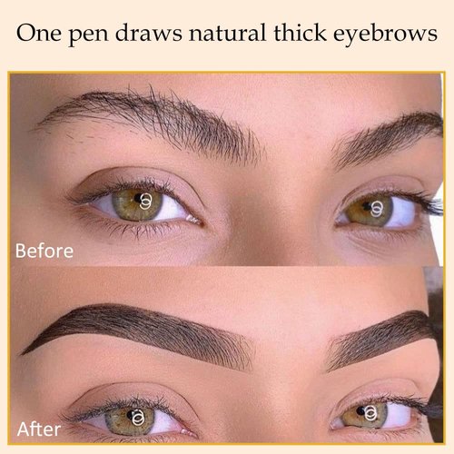 AMY'S DIARY 3pcs Balck Eyebrow Pencil Retractable Definer,Dual-Sided Brow Brush, Fine Tip, Shapes, Defines, Fills Brow Makeup Flapiz Para Cejasills(1#)