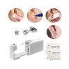 4 Pack Ear Piercing Gun Kit, SLVIEKAE Disposable Ear Piercing Gun with Silver Earring Studs Safety Ear Piercing Gun Kit Tool (3mm)