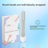 YMPBO Toothbrush Replacement Heads for Quip Electric Toothbrush Adult, 6 Pack Replacement Heads, Soft Bristles, White