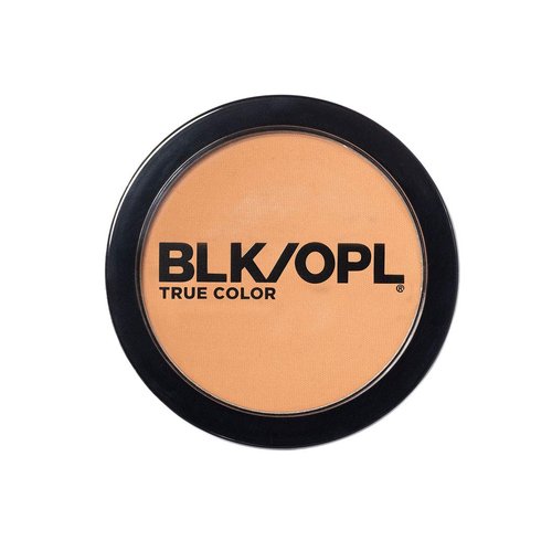 BLK/OPL Oil Absorbing Pressed Powder, True Color - Weightless, Buildable & Blendable Compact Press Powder Makeup for Face Smooths Out Blemishes, Pores or Uneven Skin Tones - Caramel Crush