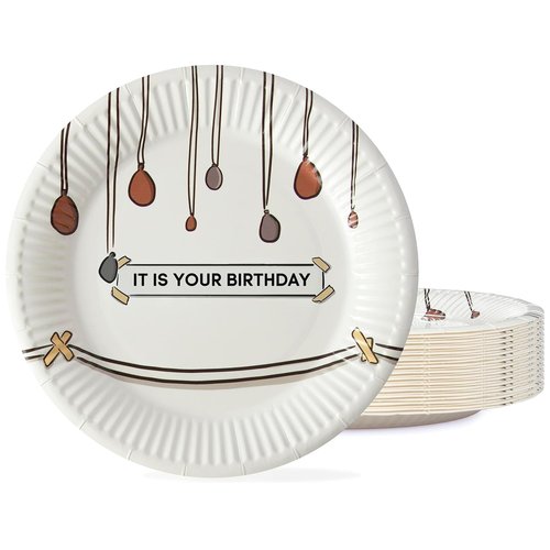 Magicaleast 40 PCS It Is Your Birthday Disposable Plates 7”, The Office Merchandise Paper Plates Birthday Party Decoration, Party Supplies for The Office TV Show Fans, Coworkers, Family and Friends