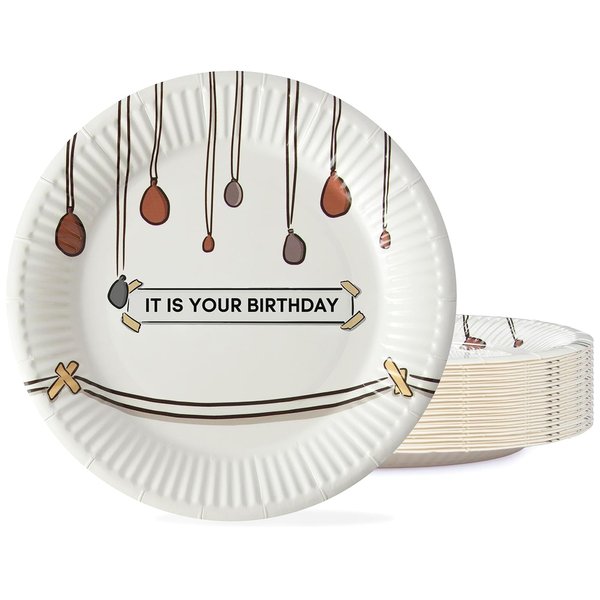 Magicaleast 40 PCS It Is Your Birthday Disposable Plates 7”, The Office Merchandise Paper Plates Birthday Party Decoration, Party Supplies for The Office TV Show Fans, Coworkers, Family and Friends