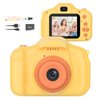 Mafiti Kids Camera 26MP HD Selfie Digital Camera for Kids,Portable Toddler Camera Toy with 1080P Video,Birthday Xmas Gift for 3-8 Year Old Girl Boy (Orange)