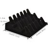 Bocar Black Velvet Finger Ring Display Showcase Organizer Holder Jewelry Storage Counter (18JZZ)