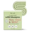 Kitsch Tea Tree & Mint Anti-Dandruff Shampoo Bar - Vegan, Natural, Paraben & Sulfate Free | For Itchy Scalp & All Hair Types | Made in US, 3.2oz