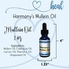 Happy Energy Amazing Life H.E.A.L. Mullein Ear Oil 1oz - Natural Blend with Mullein, Calendula, Lemon, Grapeseed, and Vitamin E Oils for Gentle Ear Care