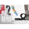 Monstrum Pro Series 7075 Aluminum Scope Rings | 1 inch | Medium Profile