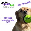 WUFF BALL - The Best Dog Ball Ever! Fun Durable Ultra Bouncy Green Fetch Dog Toy, Fits Ball Launcher