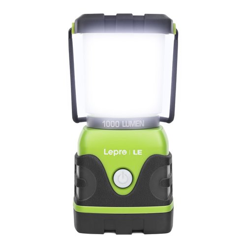 LE 1000LM Battery Powered LED Camping Lantern, Waterproof Tent Light with 4 Light Modes, Camping Essentials, Portable Lantern Flashlight for Camping, Hurricane, Emergency, Hiking, Power Outages, 1PCS