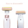 8PCS Ladies Shaver Replacement Head for Finishing Touch Flawless Body Rechargeable Women Hair Removal Shaver Bikini Trimmer Shaver Head with a Cleaning Brush (Shaver Head 8PCS + Brush)