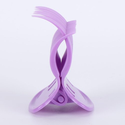 Tbestmax 24 Hot Roller Clips for Hair Curler Claw Clip Replacement Hair Section Styling for Women Girls Purple