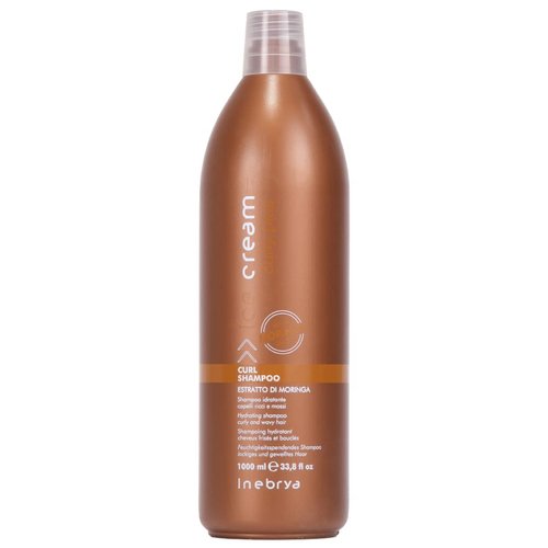 Inebrya Ice Cream Curl Shampoo With Moringa pH5,5 Curly Plus 33.8 oz