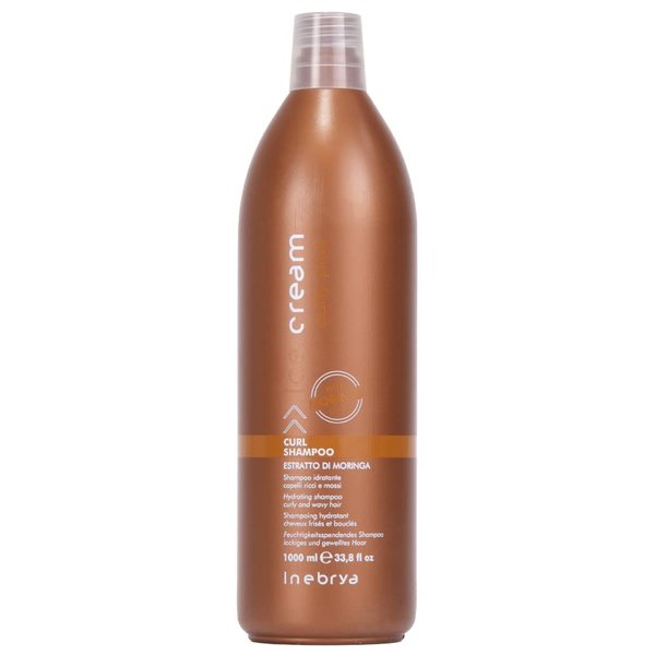 Inebrya Ice Cream Curl Shampoo With Moringa pH5,5 Curly Plus 33.8 oz