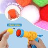JPTECY Cat Ball Toy Launcher Gun 34pcs Cat Toys for Indoor Cats Interactive Cat Toy Kitten Toys Cat Balls Fetch Toy Cute Cat Toys Cat Ball Launcher, Cat Toys for Bored Indoor Adult Cats