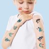 Baby Shark Temporary Tattoos Sticker 10 sheets Cute Sea Shark Tattoo Stickers for Party Supplies, Waterproof Tattoos