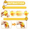 LIHAO Party Favors, 3 Pieces Easter Chicks Wind Up Toys for Easter Egg Hunt, Basket Stuffers Fillers Gift