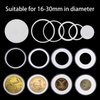 100 Pieces 30mm Coin Capsules and 5 Sizes (17/20/25/27/30mm) Protect Gasket Coin Holder Case with Plastic Storage Organizer Box for Coin Collection Supplies