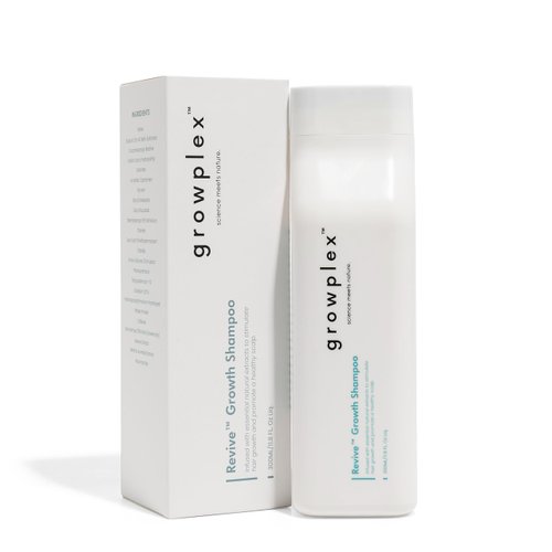 Growplex Revive Hair Strengthening Shampoo – With Biotin, Caffeine, Rosemary & Niacinamide – Supports Thicker, Fuller-Looking Hair – Sulfate-Free – 250ml