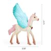 UANDME 8pcs Unicorn Toy Figurine Set Unicorn Cake Toppers for Party, Birthday, Imaginative Toy Gift for Kids
