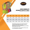 Pioneer Safety Vest for Women with Pockets - Hi-Vis Reflective Tape - for Construction - Pink
