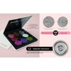 Silver Glitter Eyeshadow Magnetic Pan - Metallic Shimmer Eye shadow High Pigmented Fine Lightweight Particles Holographic Rave Face Sparkles, Vegan Cruelty-Free Beauty Product (Diamond Dazzle)