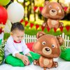 VYNYJOAN Bear Balloons Foil Animal Balloons 24x32 Inch for Birthday, Baby Shower, Theme Party Supplies, 6pcs
