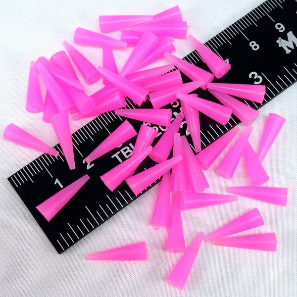 High Temp Masking Supply .062" x .187" STP101 Silicone Rubber Plugs - 50 Pack - Tapered Stoppers for Powder Coating, Painting, Ceramic Coating, Sealing Holes - Non-Toxic, Flexible, Reusable