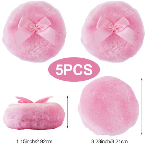 * PAGOW 5pcs Body Powder Puff