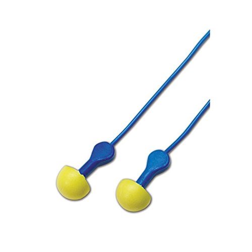 3M E-A-R EXPRESS Pod Plugs Ear Plugs 311-1114, Corded, Blue Grips, Pillow Pack