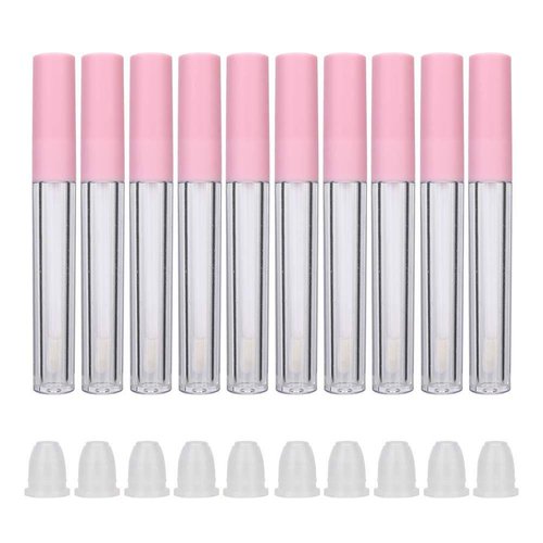 FILFEEL 2.5 ML Empty Lip Gloss Tubes Cream Containers Jars DIY Makeup Tools Cosmetic Transparent Lip Balm Refillable Bottle - 10pcs()
