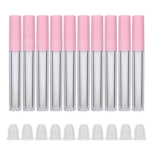 FILFEEL 2.5 ML Empty Lip Gloss Tubes Cream Containers Jars DIY Makeup Tools Cosmetic Transparent Lip Balm Refillable Bottle - 10pcs()