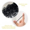 Dofash 2 * 75MM Snag-free Elastic Hair Ties Rubber Bands for Hair Elastic Hair Bands Hair Rubber Bands Hair Elastics for Women's Hair - 150pcs (Black)